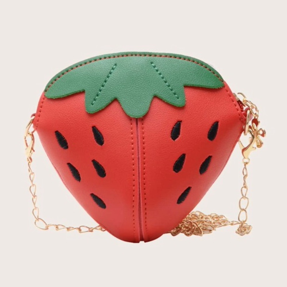 Small Strawberry Crossbody Purse Bag